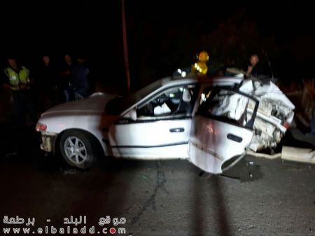 برطعة | اصابة متوسطة لشاب بحادث سير على المدخل الشمالي للبلدة